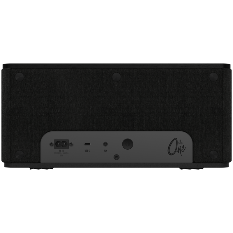 Настолна тонколона Klipsch The One Plus 2.1 MB, 60W, Bluetooth 5.3, USB-C, Би-амплифация, Дървен корпус, Мобилно приложение, Черен мат