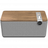 Настолна тонколона Klipsch The One Plus 2.1 W, 60W, Bluetooth 5.3, USB-C, Би-амплифация, Дървен корпус, Мобилно приложение, Орехово дърво/сив