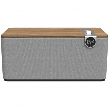 Настолна тонколона Klipsch The One Plus 2.1 W, 60W, Bluetooth 5.3, USB-C, Би-амплифация, Дървен корпус, Мобилно приложение, Орехово дърво/сив