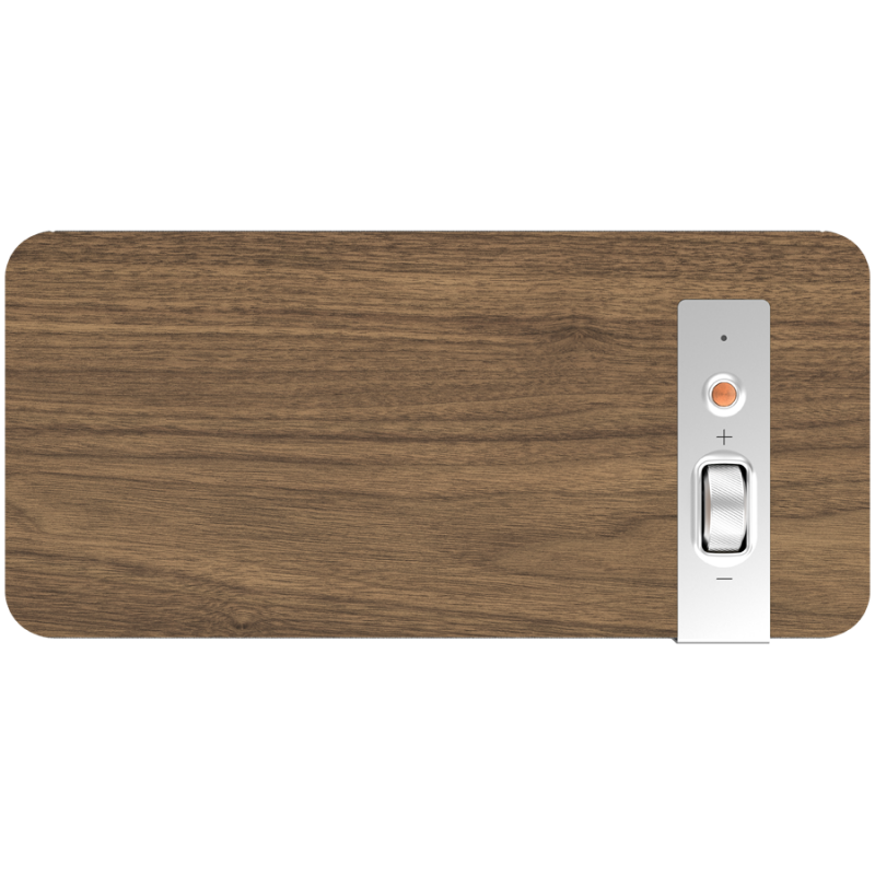 Настолна тонколона Klipsch The One Plus 2.1 W, 60W, Bluetooth 5.3, USB-C, Би-амплифация, Дървен корпус, Мобилно приложение, Орехово дърво/сив