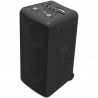 Преносима аудио система Klipsch Miami Black, 18 часа, 5000 mAh, Bluetooth 5.2, AUX, USB, Daisy Chain, Ultra Bass, Party Link, Караоке, Микрофон, Черен