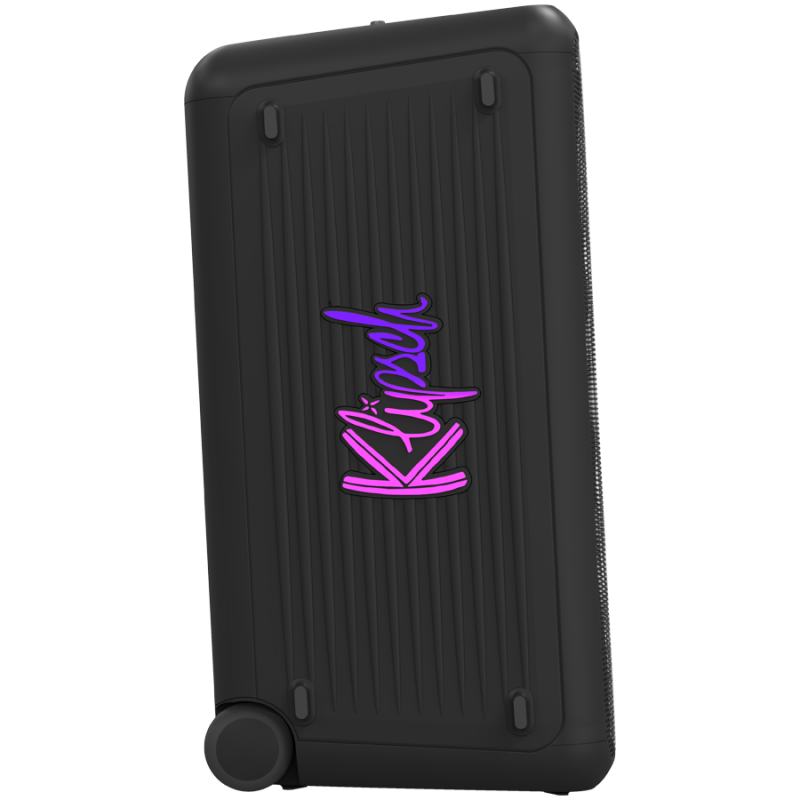 Преносима аудио система Klipsch Miami Black, 18 часа, 5000 mAh, Bluetooth 5.2, AUX, USB, Daisy Chain, Ultra Bass, Party Link, Караоке, Микрофон, Черен