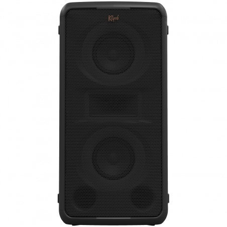 Преносима аудио система Klipsch Miami Black, 18 часа, 5000 mAh, Bluetooth 5.2, AUX, USB, Daisy Chain, Ultra Bass, Party Link, Караоке, Микрофон, Черен