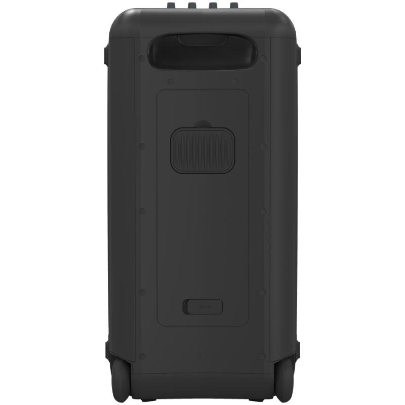 Преносима аудио система Klipsch Miami Black, 18 часа, 5000 mAh, Bluetooth 5.2, AUX, USB, Daisy Chain, Ultra Bass, Party Link, Караоке, Микрофон, Черен