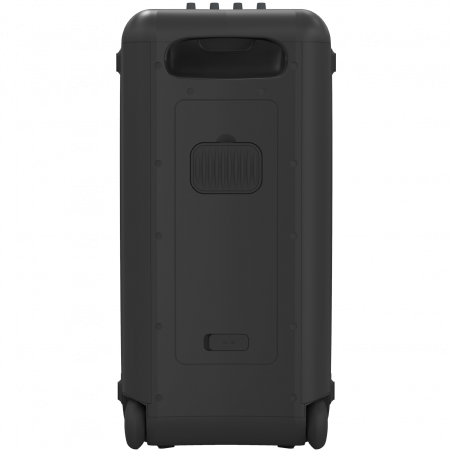 Преносима аудио система Klipsch Miami Black, 18 часа, 5000 mAh, Bluetooth 5.2, AUX, USB, Daisy Chain, Ultra Bass, Party Link, Караоке, Микрофон, Черен