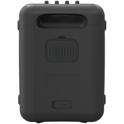 Преносима аудио система Klipsch Vegas Black, 4400 mAh, 12 часа, Bluetooth 5.2, AUX, USB, Микрофон, Ultra Bass, Party Link, Светлинни ефекти RGB, Мобилно приложение, Черен