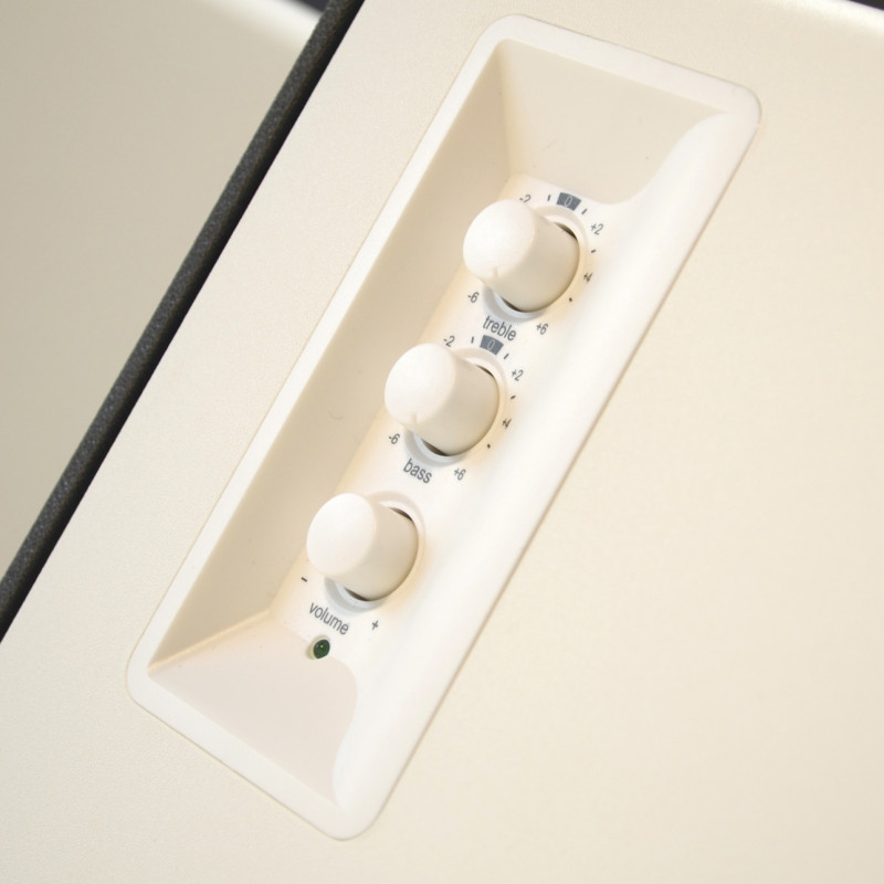 Тонколони Edifier R1280T WH-SL 2.0, 42W RMS, 2хRCA, Дистанционно управление, Дървен корпус, Бял/сребрист