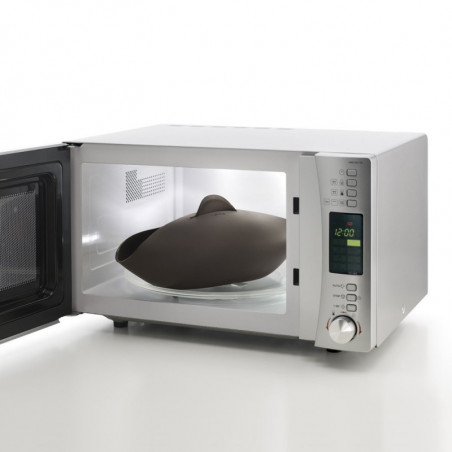 Съд за приготвяне и изпичане на хляб Lekue 1009036, 24х20х9.5 см, 300 мл, Платинен силикон, -60 +220°C, Черен