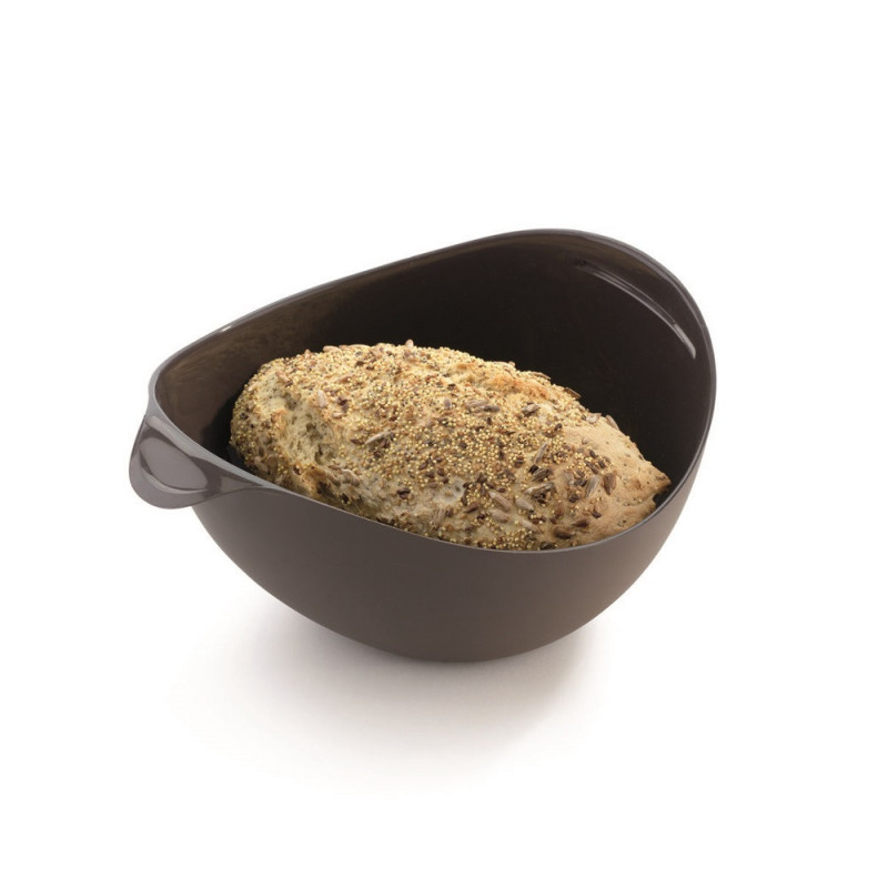 Съд за приготвяне и изпичане на хляб Lekue 1009037, 28х23х13 см, 600 мл, Платинен силикон, -60 +220°C, Черен