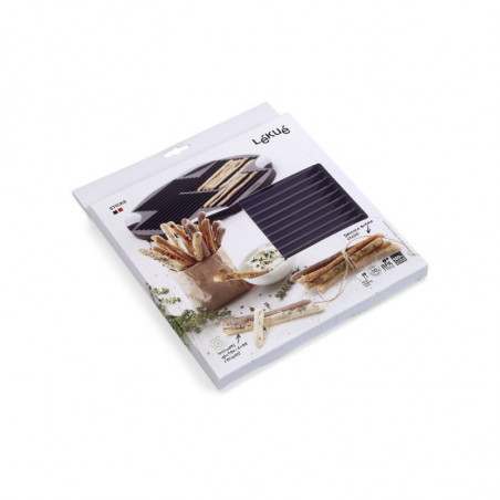 Форма за печене на солети и гризини Lekue 1009038, 240 мл, До 30 солети, Ø25x1.9 см, -60 до +220C, Кафяв