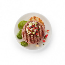 Съд за гриловане в микровълнова Lekue 1009081, 25.2x14.8x5.4 см, Платинен силикон, Стомана с незалепващо покритие, От 0 до +240C, Червен