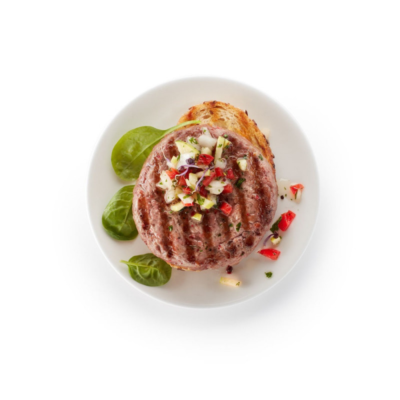 Съд за гриловане в микровълнова Lekue 1009081, 25.2x14.8x5.4 см, Платинен силикон, Стомана с незалепващо покритие, От 0 до +240C, Червен