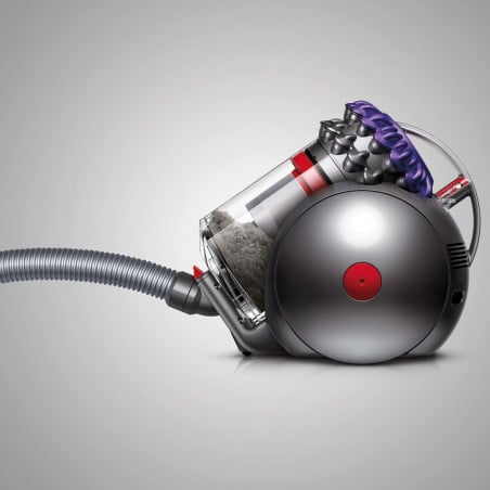 Прахосмукачка без торба Dyson Big Ball Parquet 2 228566-01, 600W, 165AW, 1.5 л, 2-степенна технология Radial Root Cyclone, Автоматично изправяне при преобръщане, Никел/лилав