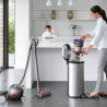 Прахосмукачка без торба Dyson Big Ball Parquet 2 228566-01, 600W, 165AW, 1.5 л, 2-степенна технология Radial Root Cyclone, Автоматично изправяне при преобръщане, Никел/лилав