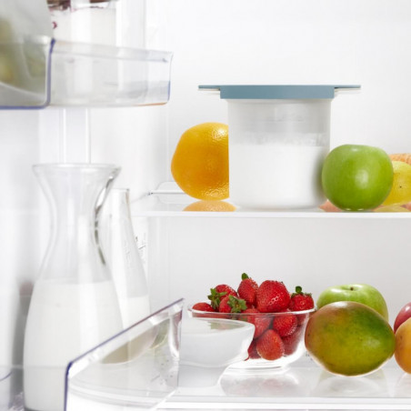 Комплект за приготвяне на кефир и йогурт Lekue 1010155, 18.5x14.5x15.5 см, От +4 до +90C, Бял/Син