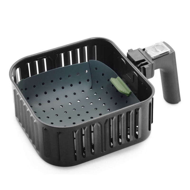 Подложка за печене във фритюрник с горещ въздух Lekue 1010156, 22x22 см, -20/+220°C, Силикон, Сив