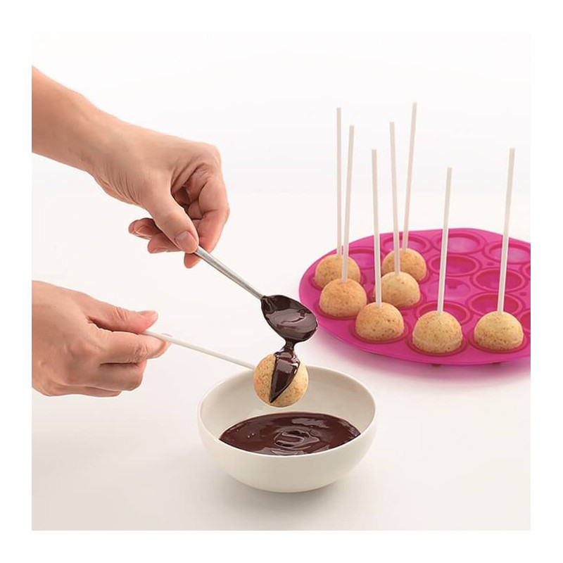 Форма за печене Lekue 1010174, Ø25x4.3 см, От -60 до +220C, Платинен силикон, Розов