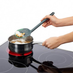 Лъжица решетъчна Lekue 1010183, 29x6.4x9.5 см, От +4 до +220C, Издръжлив на драскотини, Полиестерна смола, Зелен