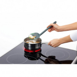 Лъжица решетъчна Lekue 1010183, 29x6.4x9.5 см, От +4 до +220C, Издръжлив на драскотини, Полиестерна смола, Зелен