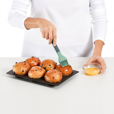 Четка за мазане Lekue 1010185, 21x1.8x4 см, От +4 до +220C, Издръжлив на драскотини, Полиестерна смола, Зелен