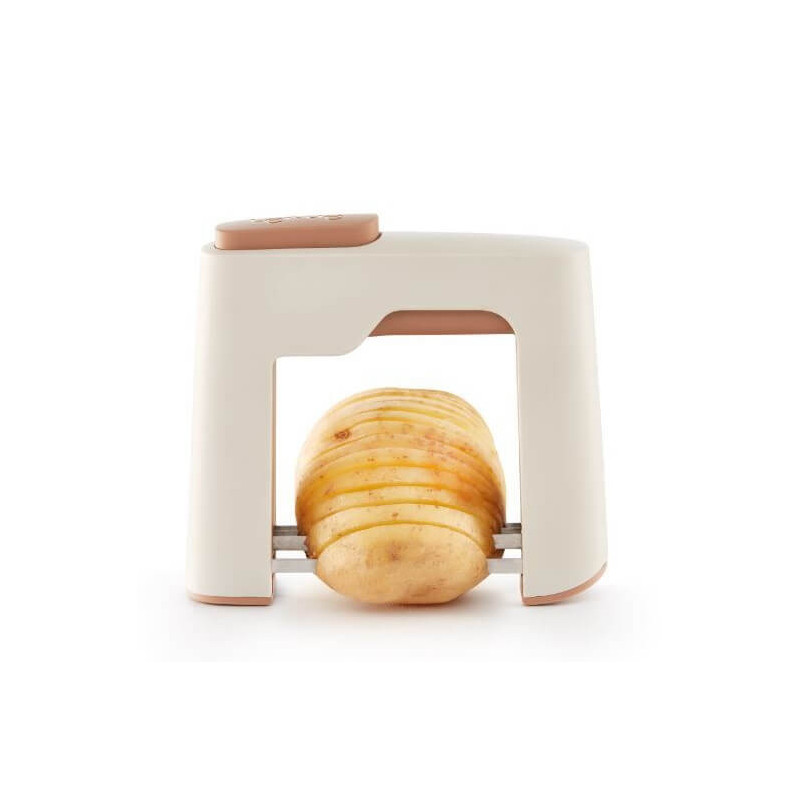 Уред за рязане на зеленчуци Lekue 1010191, Остриета от неръждаема стомана, Бежов