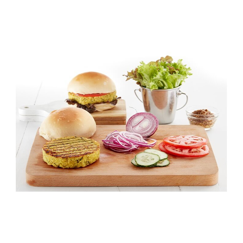 Уред за приготвяне на зеленчукови бургери Lekue 1010193, -20/+80°C, ABS, Зелен