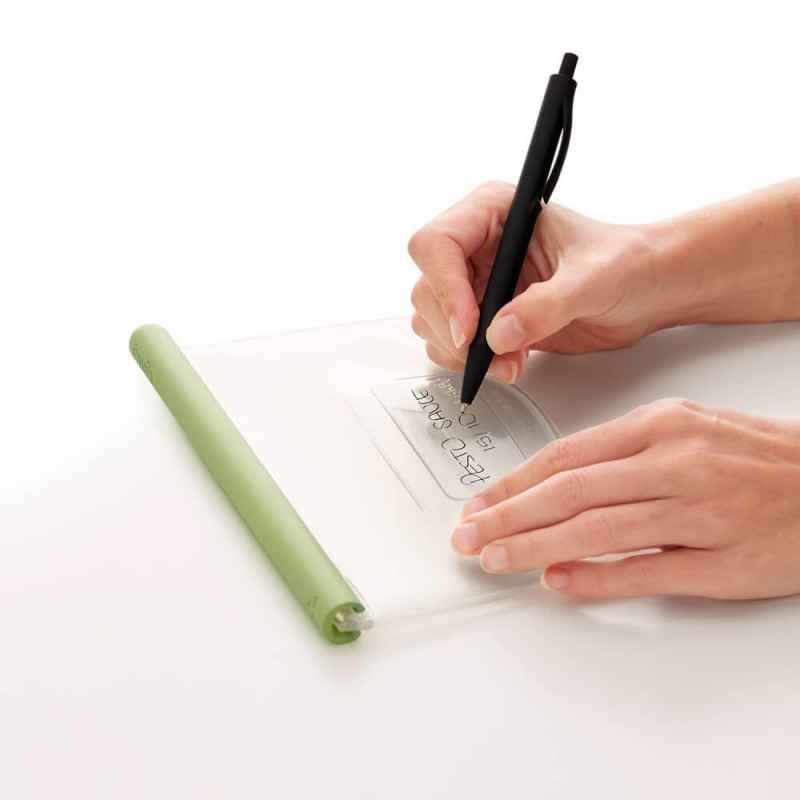 Торбичка за съхранение и замразяване на течности и храни Lekue 1010209, 1 л, Силикон, Без разливане, Поле за надписване, Многофункционална, -60/+220°C, Зелен