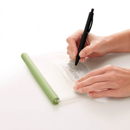 Торбичка за съхранение и замразяване на течности и храни Lekue 1010210, 1.5 л, Силикон, Без разливане, Поле за надписване, Многофункционална, -60/+220°C, Зелен