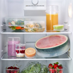 Комплект капаци за съхранение Lekue 2 1010211, Ø8.5 см, Платинен силикон, -60°C/+220°C, Прозрачен