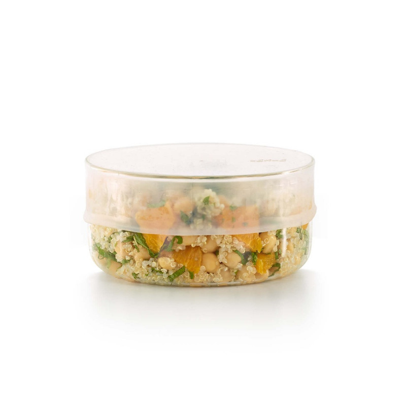 Капак за съхранение Lekue 1010213, 15-18 см, Силикон, Херметично затваряне, -60/+220°C, Прозрачен