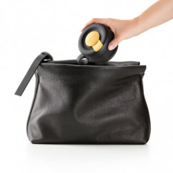 Сгъваема чаша Lekue On The Go 1010233, 350 мл, -20/+100°C, Херметично затваряне и непропускливост, Корал