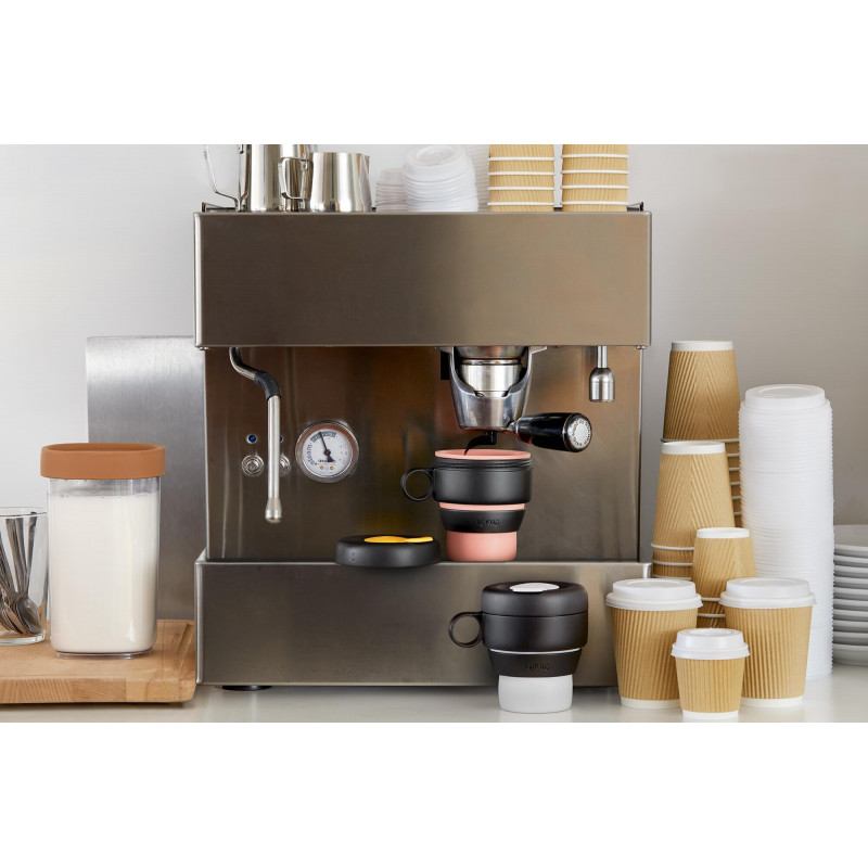 Сгъваема чаша Lekue On The Go 1010233, 350 мл, -20/+100°C, Херметично затваряне и непропускливост, Корал