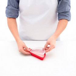 Комплект от 4 форми за сладолед на клечка Lekue 1010239, 340 мл, -20°C / +100°C, Платинен силикон, Многоцветен