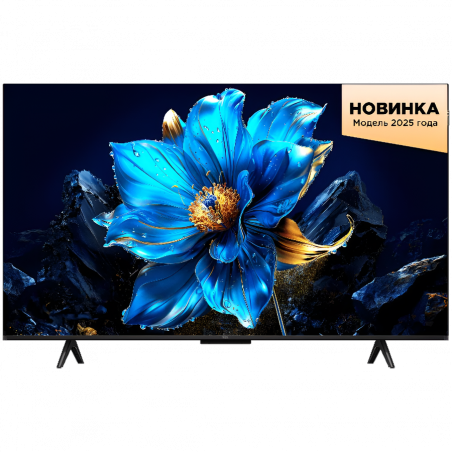 Телевизор TCL 43P7K, 43", Smart TV, 108 см, 4K UHD 3840x2160, Клас F, Google TV, QLED, Wi-Fi, HDR10+, Черен