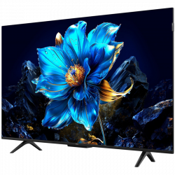 Телевизор TCL 43P7K, 43", Smart TV, 108 см, 4K UHD 3840x2160, Клас F, Google TV, QLED, Wi-Fi, HDR10+, Черен
