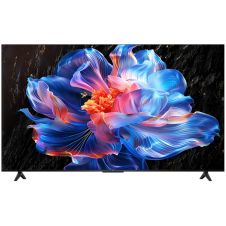 Телевизор TCL 65P6K, 65", 165 см, 4K UHD LED, 3840x2160, Google TV, Dolby Audio, HDR10, Wi-Fi, Bluetooth, Черен