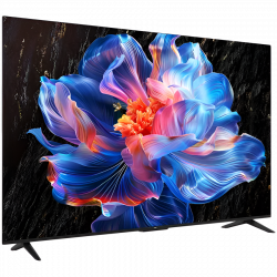 Телевизор TCL 65P6K, 65", 165 см, 4K UHD LED, 3840x2160, Google TV, Dolby Audio, HDR10, Wi-Fi, Bluetooth, Черен