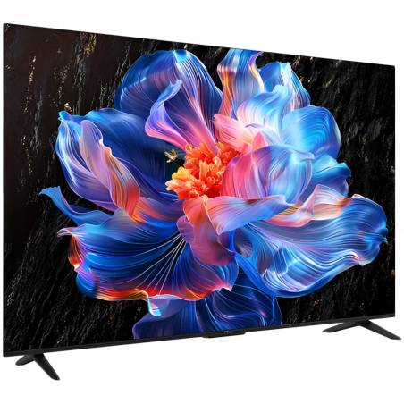 Телевизор TCL 65P6K, 65", 165 см, 4K UHD LED, 3840x2160, Google TV, Dolby Audio, HDR10, Wi-Fi, Bluetooth, Черен