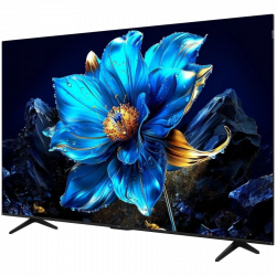 Телевизор TCL 75P7K, 75", 191 см, QLED, Smart TV, 4K UHD 3840x2160, Клас F, Google TV, Wi-Fi, HDR10+, Черен