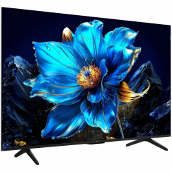 Телевизор TCL 55P7K, 55", 140 см, QLED, Smart TV, 4K UHD 3840x2160, Клас F, Google TV, Wi-Fi, HDR10+, Черен