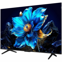 Телевизор TCL 55P7K, 55", 140 см, QLED, Smart TV, 4K UHD 3840x2160, Клас F, Google TV, Wi-Fi, HDR10+, Черен