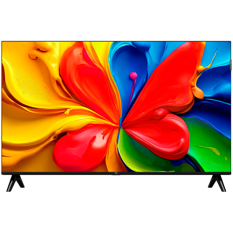 Телевизор TCL 32S4K, 32", 81 см, 1366х768 HD QLED, HDR10, Android TV, Wi-Fi, Bluetooth, Черен