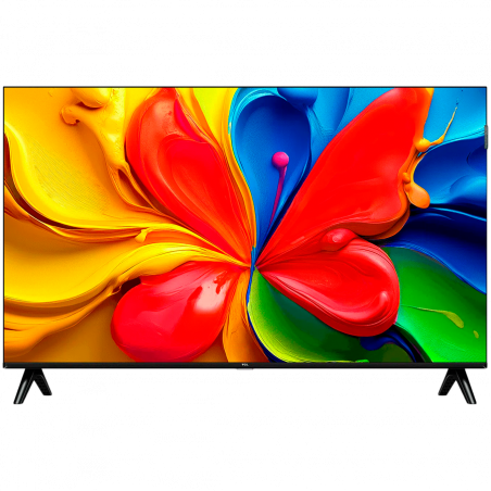 Телевизор TCL 32S4K, 32", 81 см, 1366х768 HD QLED, HDR10, Android TV, Wi-Fi, Bluetooth, Черен