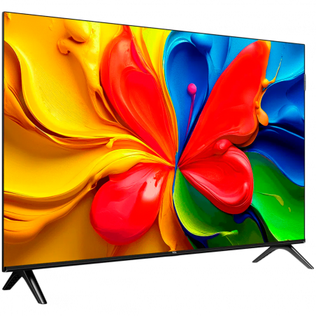 Телевизор TCL 32S4K, 32", 81 см, 1366х768 HD QLED, HDR10, Android TV, Wi-Fi, Bluetooth, Черен