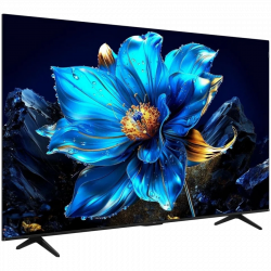 Телевизор TCL 65P7K, 65", 165 см, QLED, Smart TV, 4K UHD 3840x2160, Клас F, Google TV, Wi-Fi, HDR10+, Черен