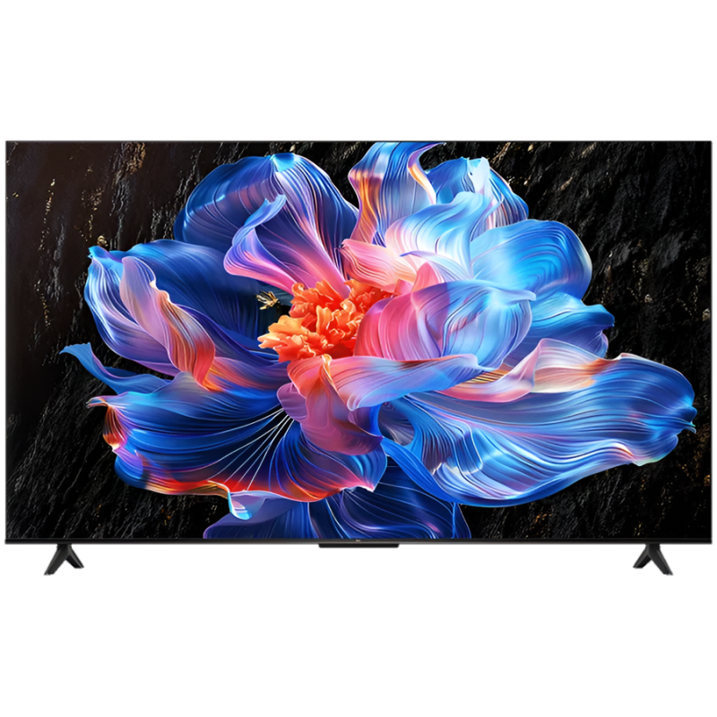 Телевизор TCL 55P6K, 55", 139 см, 4K UHD LED, 3840x2160, Google TV, Dolby Audio, HDR10, Wi-Fi, Bluetooth, Черен