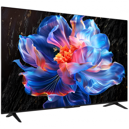 Телевизор TCL 55P6K, 55", 139 см, 4K UHD LED, 3840x2160, Google TV, Dolby Audio, HDR10, Wi-Fi, Bluetooth, Черен
