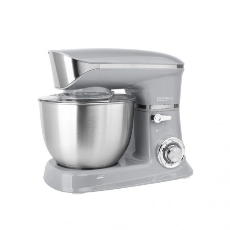 Кухненски робот 3в1 Royalty Line RL-PKM1900.7BG, 1900W, 6.5 литра, Блендер, Миксер, Месомелачка, Сребрист