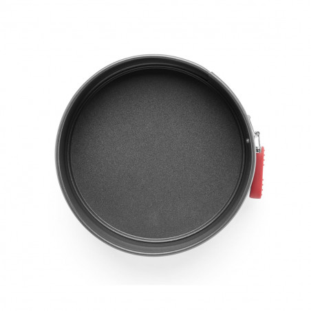 Форма за печене с падащо дъно Lekue 1009474, Ø20 см, Керамично незалепващо покритие, Карбонова стомана, От +4°C до +240°C, Черен/Червен