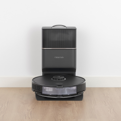 Прахосмукачка робот Roborock S8 Plus Schwarz S8P52-00, 69W, 5200 mAh, 6000Pa, Моп, LiDAR картографиране, 750 мл, 4 сензора, Автономност до 180 мин, Черен